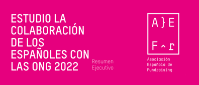 Perfil del donante 2022 en España. Ya salió el estudio de la Asociación Española de Fundraising (AEFr)